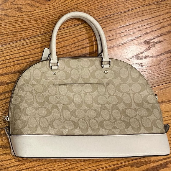 Coach Signature Handbag - Picture 2 of 6